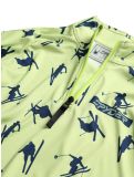 Thumbnail Spyder, Ski Day 1/2 Zip pullover kids Lime Ice yellow 