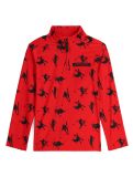 Thumbnail Spyder, Ski Day 1/2 Zip pullover kids Volcano red 