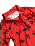 Thumbnail Spyder, Ski Day 1/2 Zip pullover kids Volcano red 