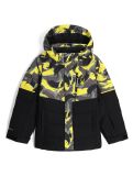 Thumbnail Spyder, Impulse Synthetic Down ski jacket kids Camouflage Acid Yellow black, yellow 