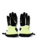 Thumbnail Spyder, Overweb ski gloves kids Lime Ice yellow 