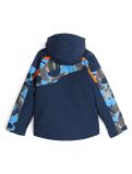 Thumbnail Spyder, Leader ski jacket kids Camouflage Aether Blue blue 