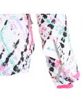 Thumbnail Spyder, Lola ski jacket kids impress print white