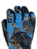 Thumbnail Spyder, Overweb ski gloves kids Camouflage Aether Blue blue 