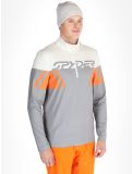 Thumbnail Spyder, Podium 1/2 Zip pullover men Concrete grey, orange 