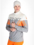 Thumbnail Spyder, Podium 1/2 Zip pullover men Concrete grey, orange 