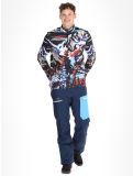 Thumbnail Spyder, Podium 1/2 Zip pullover men Paint By Numbers Purple Flash multicolor 