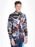 Thumbnail Spyder, Podium 1/2 Zip pullover men Paint By Numbers Purple Flash multicolor 