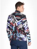 Thumbnail Spyder, Podium 1/2 Zip pullover men Paint By Numbers Purple Flash multicolor 