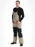 Thumbnail Spyder, Terrain Bib ski pants men Desert Taupe brown 