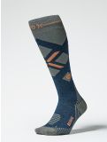 Thumbnail Stox, Merino Skiing compression socks women Blue / Orange blue, orange 