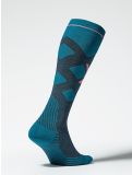 Thumbnail Stox, Merino Skiing compression socks women Teal / Pink green, pink 