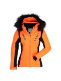 Thumbnail Sun Valley, Kelp ski jacket women neon orange