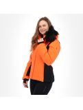 Thumbnail Sun Valley, Kelp ski jacket women neon orange