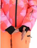 Thumbnail Superdry, Hooded Ski Boxy Puffer ski jacket women Brush Camo Coral pink 