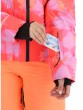 Thumbnail Superdry, Hooded Ski Boxy Puffer ski jacket women Brush Camo Coral pink 