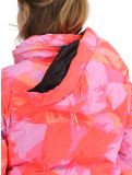 Thumbnail Superdry, Hooded Ski Boxy Puffer ski jacket women Brush Camo Coral pink 