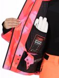 Thumbnail Superdry, Hooded Ski Boxy Puffer ski jacket women Brush Camo Coral pink 