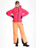 Thumbnail Superdry, Hooded Ski Boxy Puffer ski jacket women Hyper Fire Pink pink 