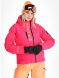 Thumbnail Superdry, Hooded Ski Boxy Puffer ski jacket women Hyper Fire Pink pink 