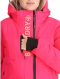 Thumbnail Superdry, Hooded Ski Boxy Puffer ski jacket women Hyper Fire Pink pink 