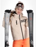 Thumbnail Superdry, Hooded Ski Boxy Puffer ski jacket women Off Grey grey 