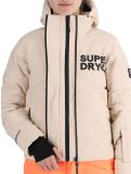 Thumbnail Superdry, Hooded Ski Boxy Puffer ski jacket women Off Grey grey 