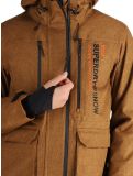 Thumbnail Superdry, Ski Peak Rescue ski jacket men Tobacco Brown Marl brown 