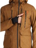 Thumbnail Superdry, Ski Peak Rescue ski jacket men Tobacco Brown Marl brown 