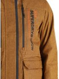 Thumbnail Superdry, Ski Peak Rescue ski jacket men Tobacco Brown Marl brown 