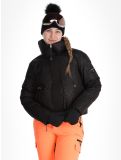 Thumbnail Superdry, Ski Slalom Puffer ski jacket women Superdry Monogram Black Luxe black, white 