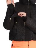 Thumbnail Superdry, Ski Slalom Puffer ski jacket women Superdry Monogram Black Luxe black, white 