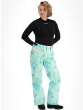 Thumbnail Superdry, Ski Ultimate Rescue ski pants women Abstract Teal Lime green 