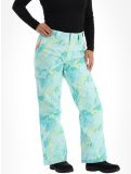 Thumbnail Superdry, Ski Ultimate Rescue ski pants women Abstract Teal Lime green 