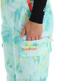 Thumbnail Superdry, Ski Ultimate Rescue ski pants women Abstract Teal Lime green 