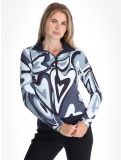 Thumbnail Toni Sailer, Wieka Print pullover women Blue Frost blue 