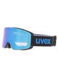 Thumbnail Uvex, Pwdr FM goggles kids Black Matt / Mirror Blue black, blue 