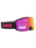 Thumbnail Uvex, Pwdr FM goggles kids Black Matt / Mirror Pink black, pink 