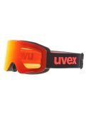 Thumbnail Uvex, Pwdr FM goggles kids Black Matt / Mirror Red black, red 