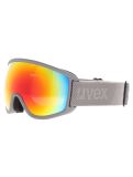 Thumbnail Uvex, Topic Fm goggles unisex Rhino Matt / Rainbow Rose grey, multicolor 