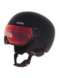 Thumbnail Uvex, Wanted Visor ski helmet with visor unisex Black Matt/ Mirror Red black 