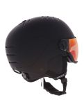 Thumbnail Uvex, Wanted Visor ski helmet with visor unisex Black Matt/ Mirror Red black 