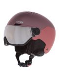 Thumbnail Uvex, Wanted Visor ski helmet with visor unisex Bramble Antique Rose Matt / Mirror Silver pink, purple 