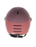 Thumbnail Uvex, Wanted Visor ski helmet with visor unisex Bramble Antique Rose Matt / Mirror Silver pink, purple 