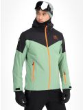 Thumbnail Watts, STORM ski jacket men Sage / Fluo Orange green, orange 