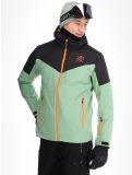 Thumbnail Watts, STORM ski jacket men Sage / Fluo Orange green, orange 