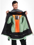 Thumbnail Watts, STORM ski jacket men Sage / Fluo Orange green, orange 