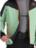 Thumbnail Watts, STORM ski jacket men Sage / Fluo Orange green, orange 