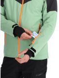 Thumbnail Watts, STORM ski jacket men Sage / Fluo Orange green, orange 