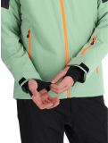 Thumbnail Watts, STORM ski jacket men Sage / Fluo Orange green, orange 